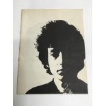 A 1966 Bob Dylan concert program for his 1966 UK and Ireland tour dates. This tour was famous for