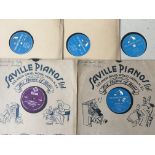 Four Elvis Presley 78s comprising 'Heartbreak Hotel', 'Don't Be Cruel', 'Love Me Tender' and '