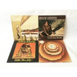 Four Stevie Wonder LPs comprising'Talking Book', 'Innervisions', 'Songs In The Key Of Life' and '