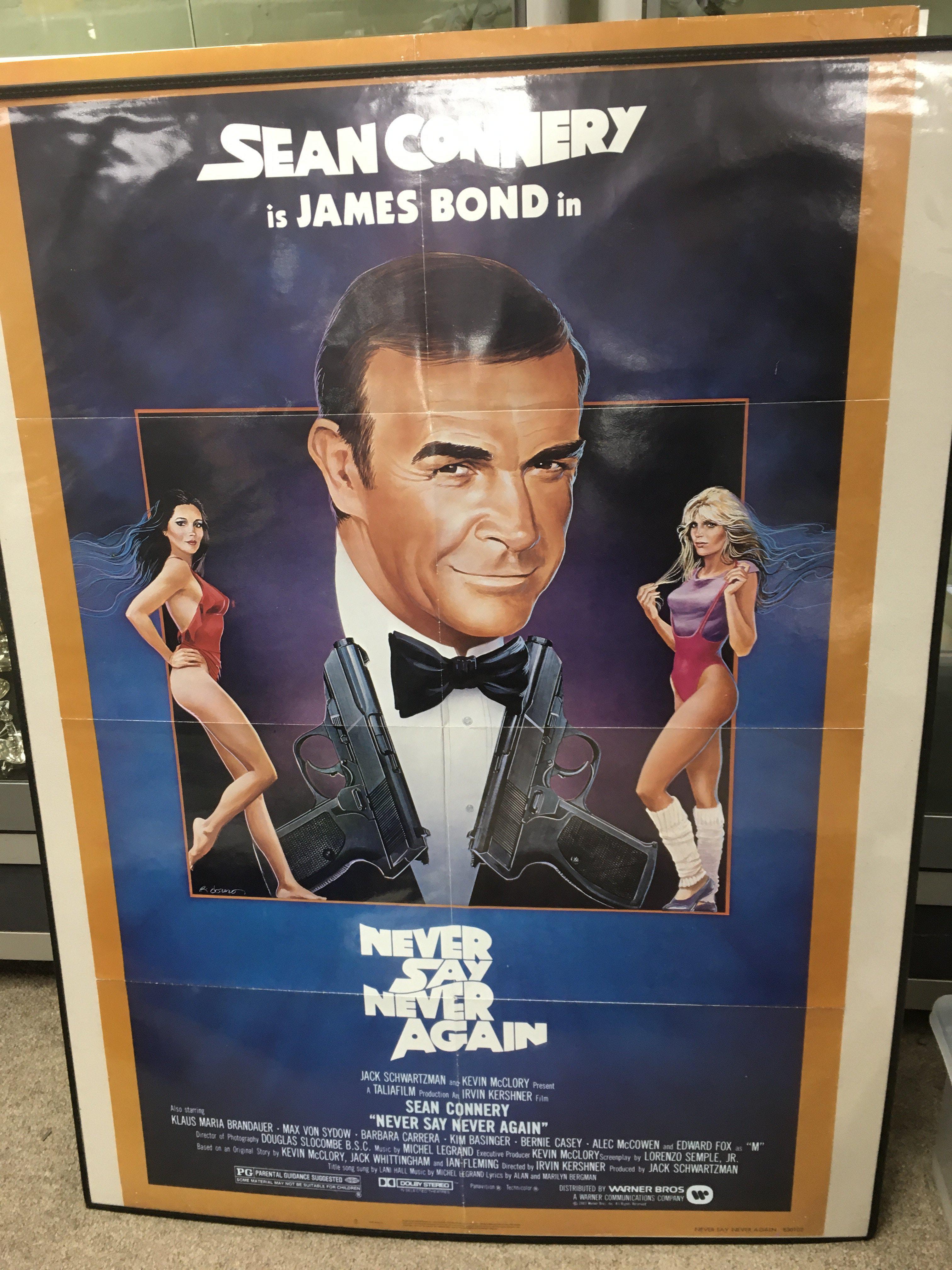 Two US one sheet James Bond film posters for 'Thunderball' (James Bond film festival style B' and ' - Image 2 of 2