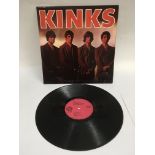 A first UK mono pressing of 'Kinks' by The Kinks, NPL18096, matrix run out numbers NN 1096 - A2T.