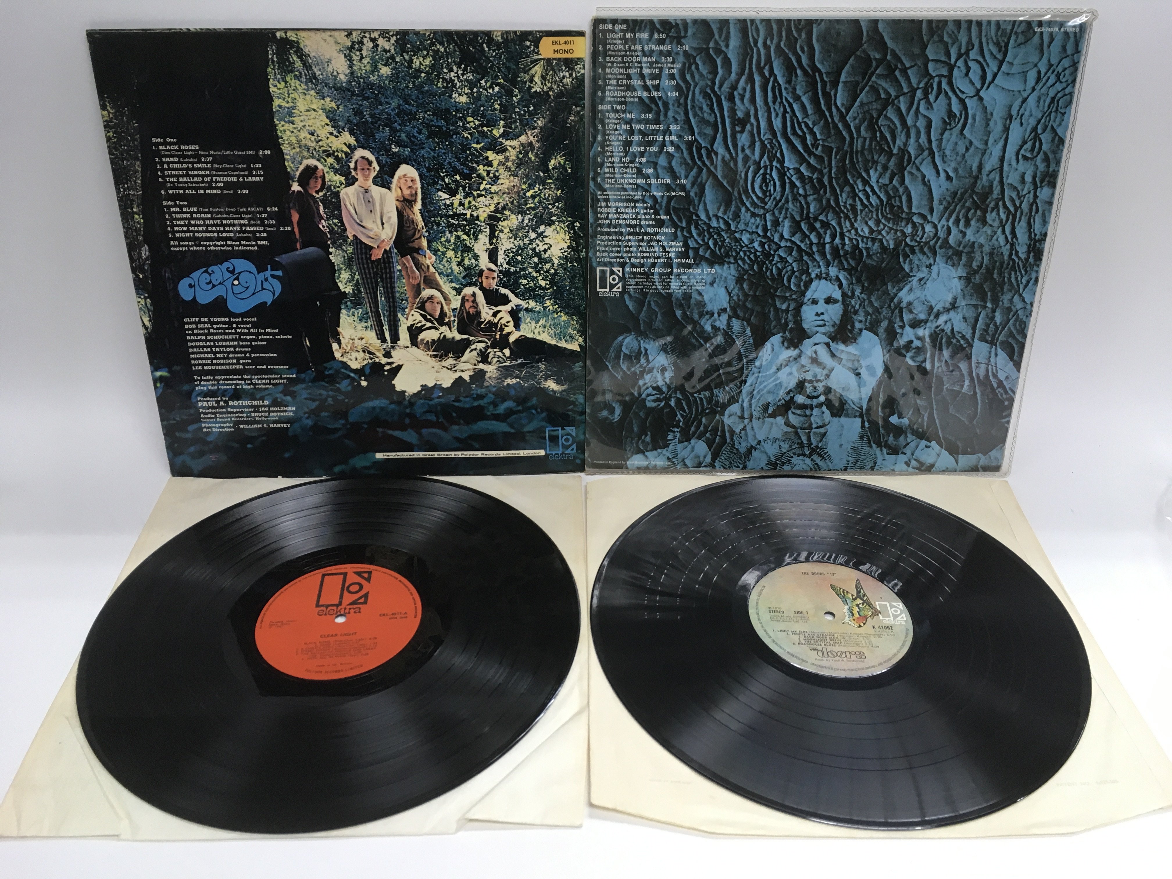 A first UK mono pressing of 'Clear Light' on the Elektra label EKL-4011 together with a 1970s - Image 2 of 2