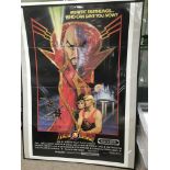 Two US one sheet film posters for 'Flash Gordon' and 'Condor Man', both approx 68.5cm x 104cm,