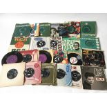 A collection of 7inch singles and EPs from the 1960s onwards including The Crickets, Elvis