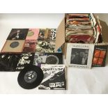 A collection of 7inch singles including various punk, rock and pop titles.