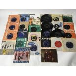 A collection of 7inch singles and EPs from the 1960s and later including The Kinks, The Rolling