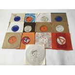 A small collection of promotional 7inch discs.