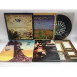 Six prog rock LPs comprising the Hawkwind self titled LP, Curved Air 'Airconditioning', the self