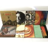 Ten funk, soul and reggae LPs by various artists including Stevie Wonder, Bob Marley, Bill Withers