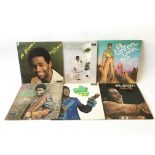 Six Al Green LPs comprising 'Livin For You', 'Gets Next To You', 'Let's Stay Together' and others.