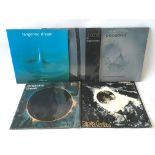 Five LPs by Tangerine Dream comprising 'Alpha Centauri', 'Zeit', 'Ricochet', 'Rubycon' and '