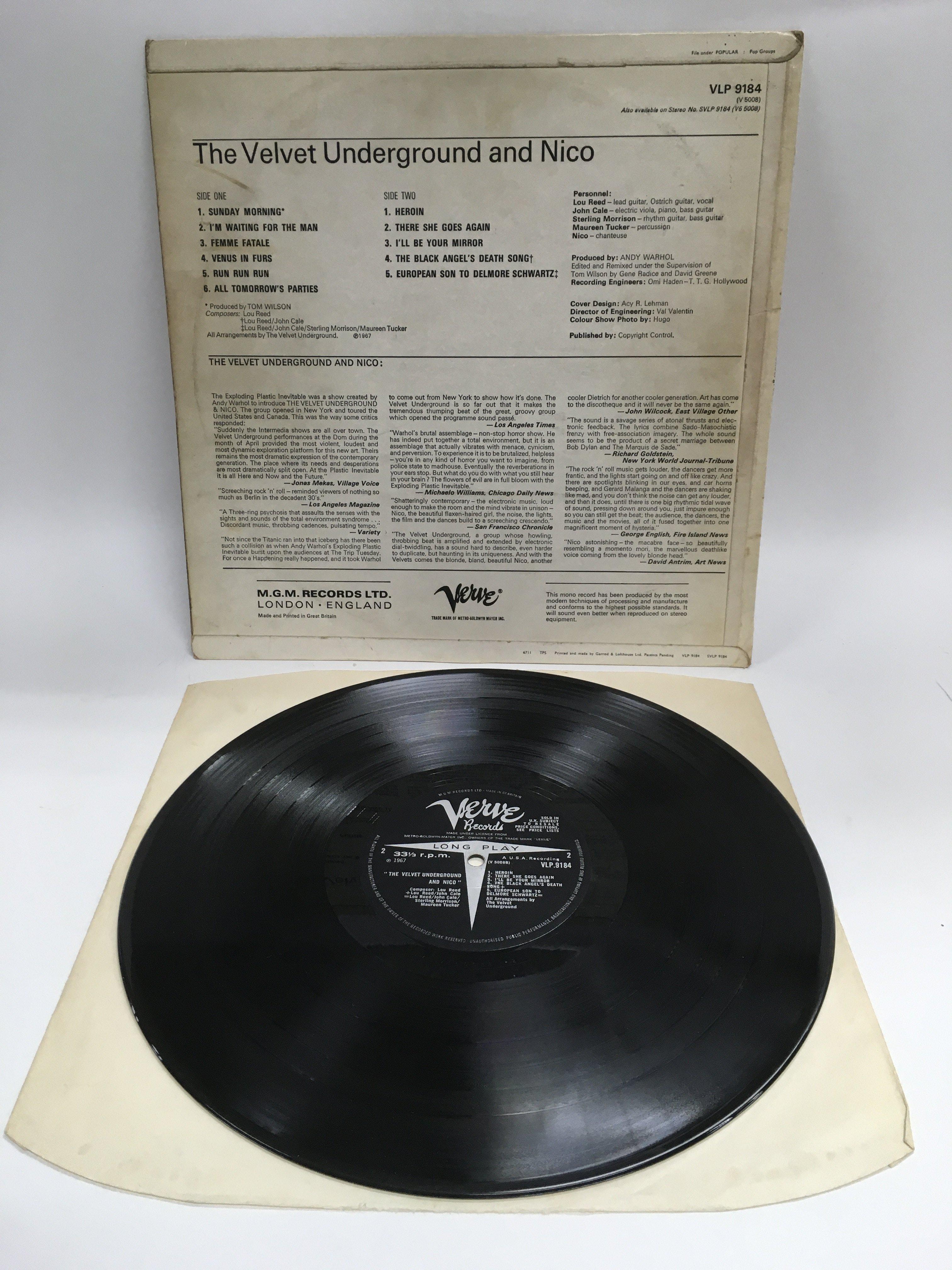 A first UK mono pressing of 'The Velvet Underground & Nico' LP, VLP.9184. Sleeve has signs of age - Image 2 of 3