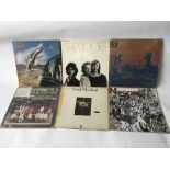 Six LPs comprising a 1974 repress of Pink Floyd's 'Soundtrack From The Film More', 'Other Voices' by