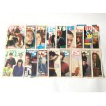 A collection of Record Mirror, Superpop and Pop Star Weekly music papers and Smash Hits magazines,