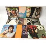 A collection of rock, reggae, jazz and soul LPs including David Bowie, The Who, Style Council, The