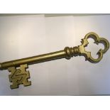 A large metal Locksmiths shop window advertising key. Length 56cm.