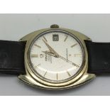 An Omega Constellation watch with champagne dial,