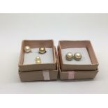 A collection of pearl earrings - NO RESERVE