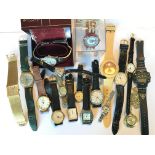 A bag containing a collection of watches various,
