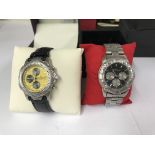 2 gents fashion watches including Accurist chronograph and Ben Sherman.