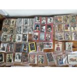 A collection of trading cards, some full sets, inc