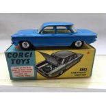 Corgi toys, #229 Chevrolet Corvair, glideamatic suspension, boxed