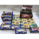 A collection of boxed Diecast vehicles including V