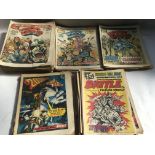 A collection of comics including 2000AD from 1981-