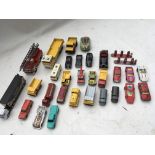 A collection of Diecast Matchbox, Lesney, Corgi and other makes of vehicles, loose and playworn