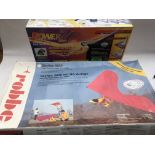 A boxed Robbe Skyflex 2000 radio controlled glider and a boxed Power Z200, radio controlled