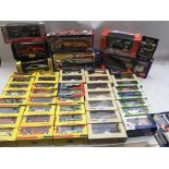 A collection of boxed Diecast vehicles including S