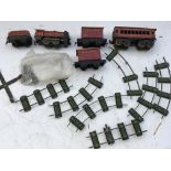 Clockwork tinplate, unboxed British rail, LMS , tr