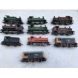 Hornby railways, OO scale, 10x shunter locomotives