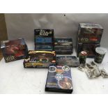 Micro machines, Star Wars Action fleet, boxed including Twin pod cloud car, Rebel Snow speeder and a