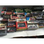 A collection of boxed Diecast vehicles including S