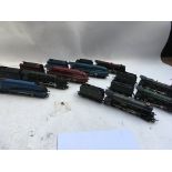 Hornby railways, OO scale, 8x locomotives, unboxed