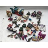 A collection of loose Transformers and Rock lords