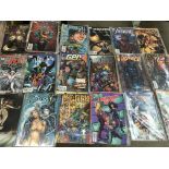 A collection of Marvel comics including axmen, Spi