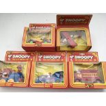 Snoopy , a collection of boxed Diecast vehicles, m