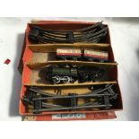 Hornby train set, O gauge, tinplate clockwork , Pa