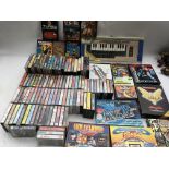 Commodore 64, a collection of boxed games, 100+