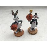 Space jam figures, 6 boxes of figures , 48 per box