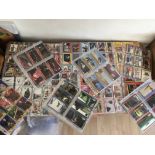 A collection of Star Wars trading cards some compl