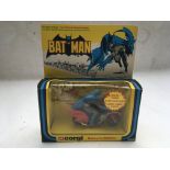 Corgi toys, #268 Batman's Batbike, Original box, M