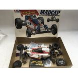 Tamiya, Madcap, 1:10 scale R/C high performance off road racer, boxed, unchecked