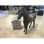 A Tinplate model of a horse and a US Mail Diecast