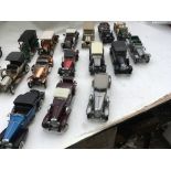 Franklin mint, a collection of 1:24 scale loose Di