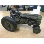 Early unmarked Diecast, with rubber tyres, Tractor