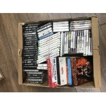 Included is a large box containing a large number of ps3, ps1, wii and other games.