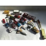 A collection of loose Diecast vehicles , in playwo